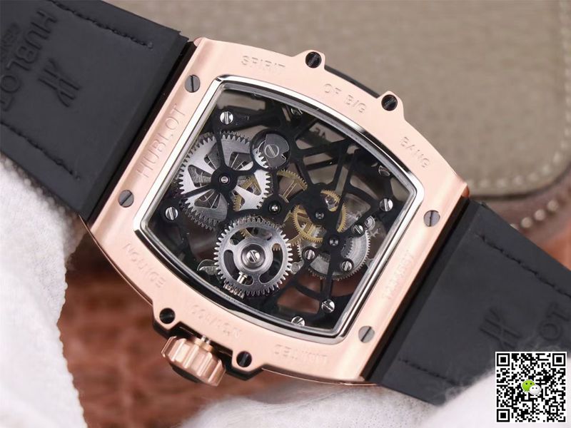 Hublot Masterpiece Tourbillon 906.OX.0123.VR.AES13 JB Factory Rose Gold Diamond