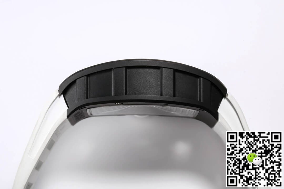 Richard Mille RM-055 BBR Factory White Rubber Strap