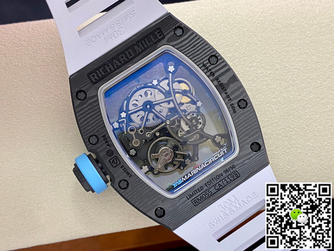 Richard Mille RM-055 BBR Factory Rubber Strap