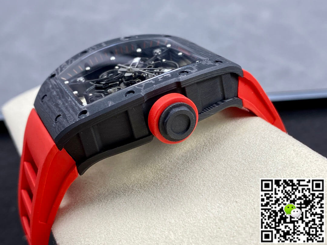 Richard Mille RM-055 BBR Factory Red Rubber Strap