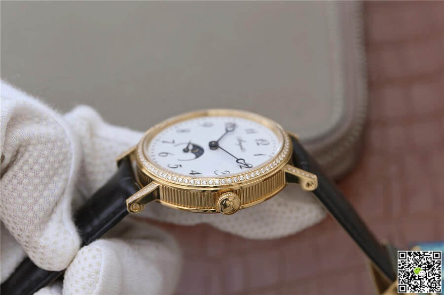 Breguet Classique Moonphase 9087BB/29/964 TW Factory Yellow Gold White Dial