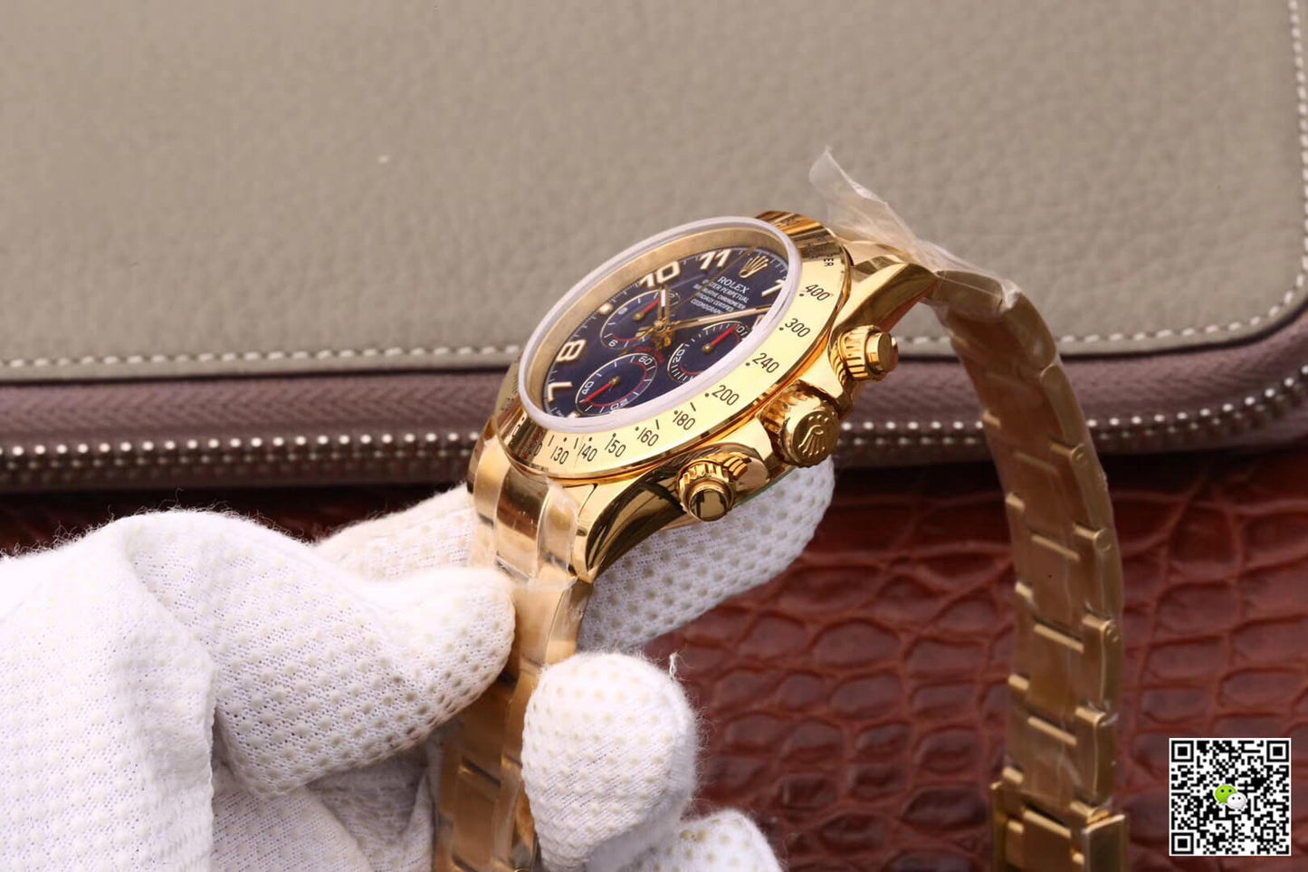 Rolex Daytona Cosmograph 116528 JH Factory Full Gold Blue Dial