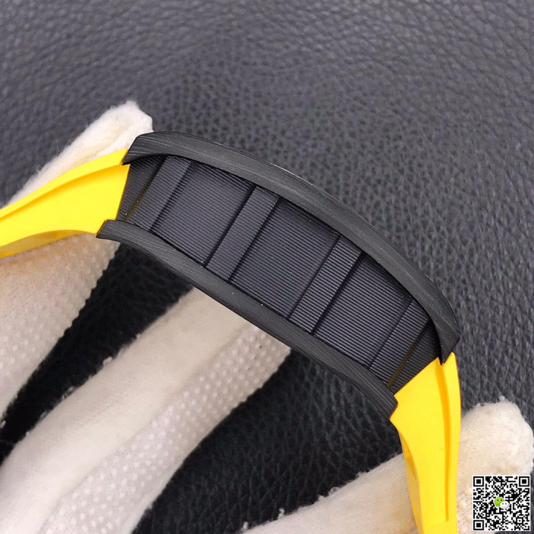 Richard Mille RM-011 KV Factory Forged Carbon Yellow Strap