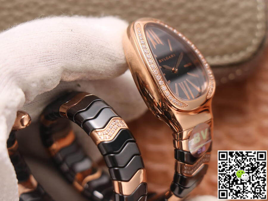 Bvlgari Serpenti BV Factory Rose Gold Diamonds