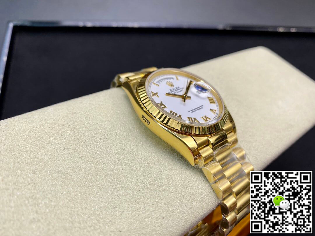 Rolex Day-Date M128238 EW Factory White Dial Roman Time Scale
