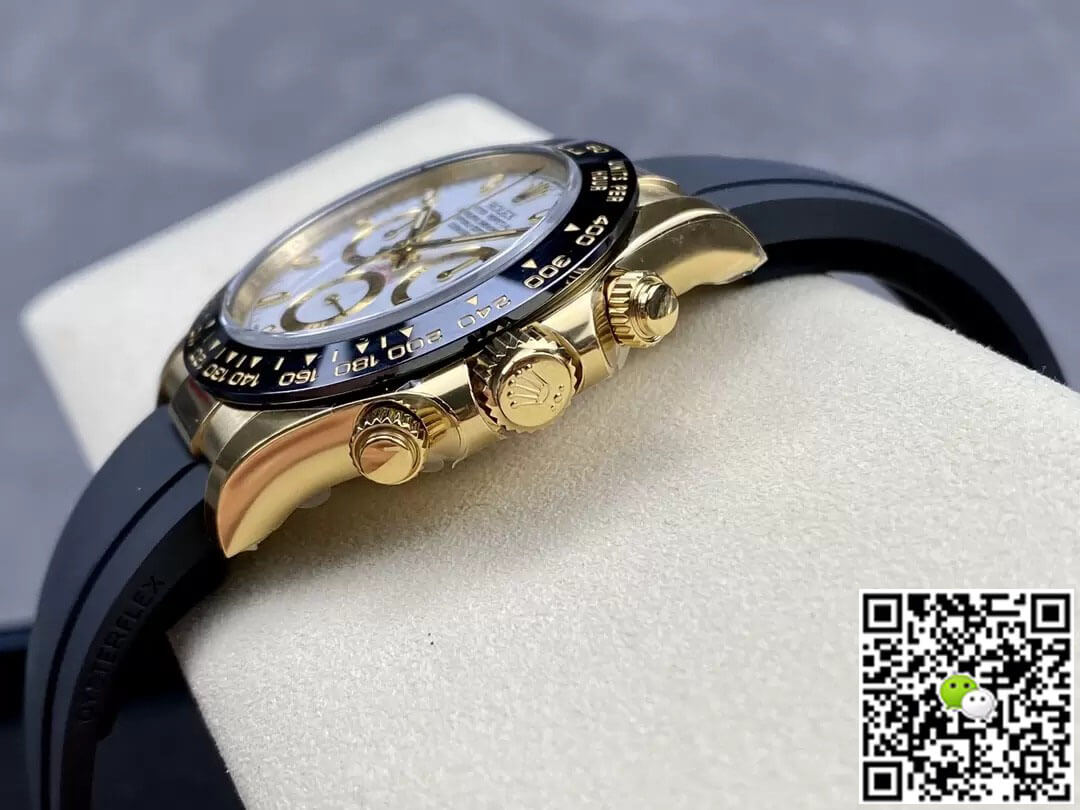 Rolex Cosmograph Daytona M116518LN-0041 Clean Factory Rubber Strap