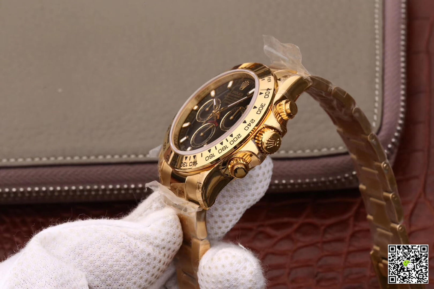 Rolex Daytona Cosmograph M116508-0004 JH Factory Yellow Gold Black Dial