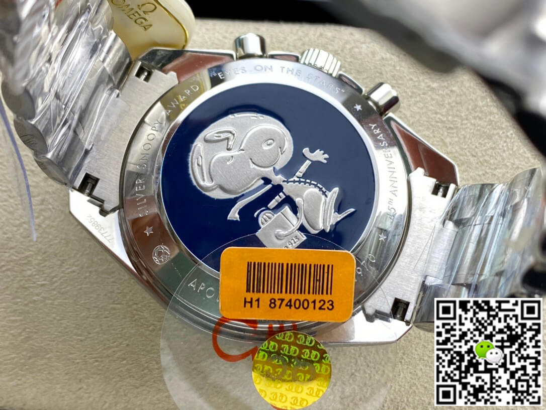 Omega Speedmaster Snoopy Award 311.32.42.30.04.003 OM Factory Stainless Steel Strap