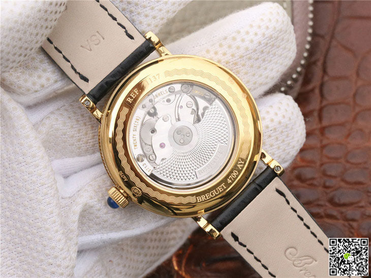 Breguet Classique Moonphase 4396 Yellow Gold White Dial