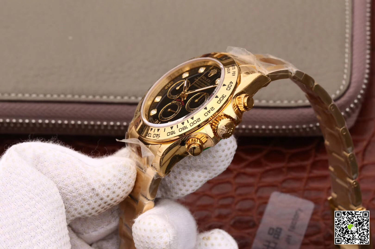 Rolex Daytona Cosmograph M116508-0008 JH Factory Diamonds Black Dial