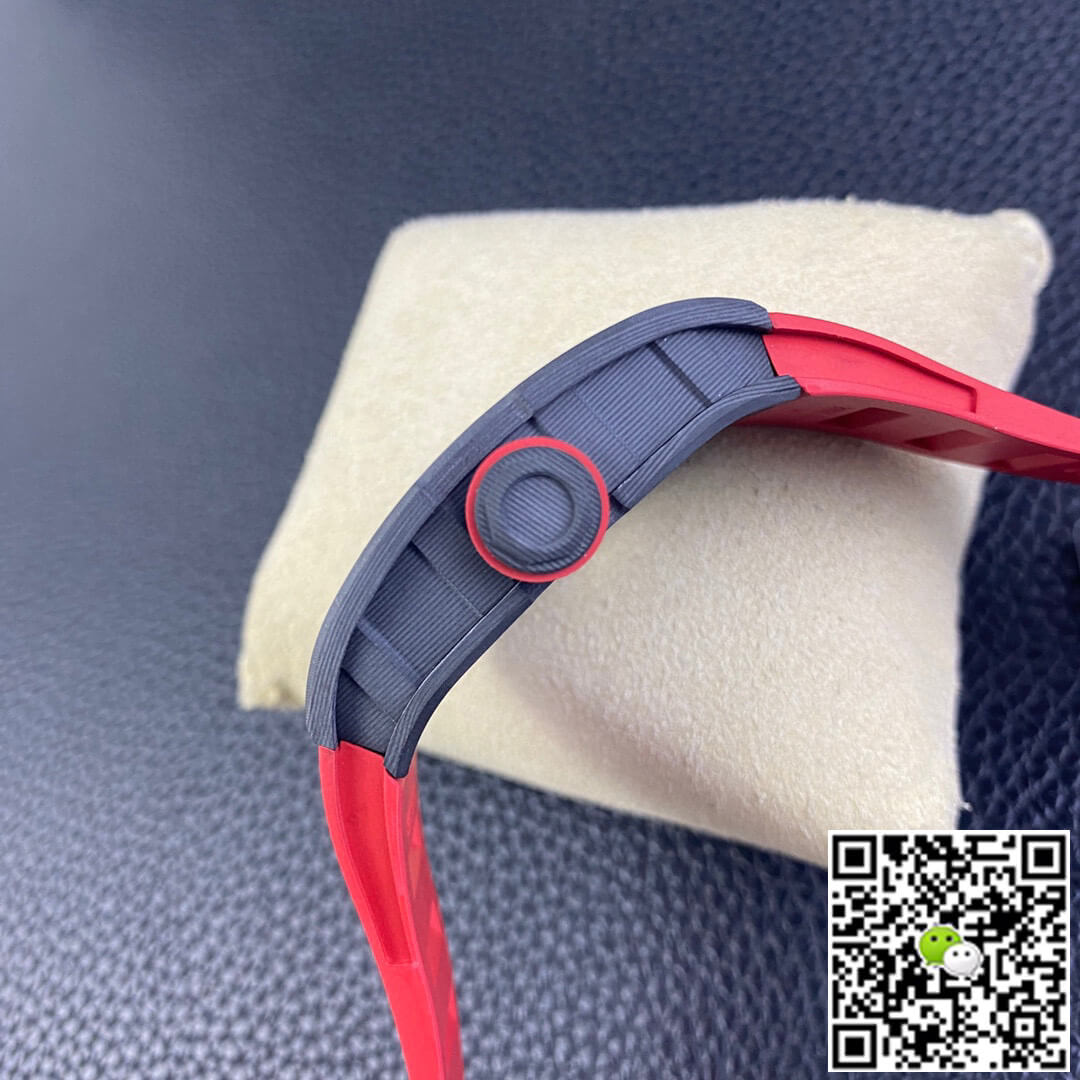 Richard Mille RM055 NTPT BBR Factory Carbon Fiber Red Strap