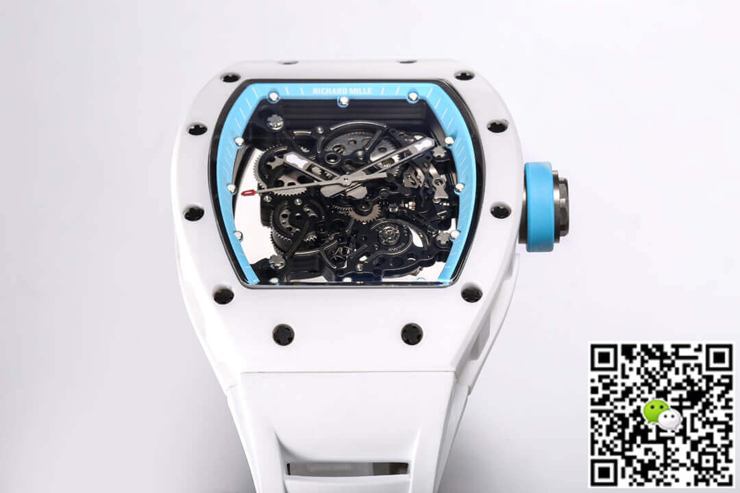 Richard Mille RM-055 BBR Factory White Ceramic Case