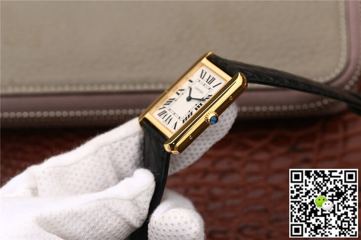 Cartier Tank W5200002 K11 Factory White Dial