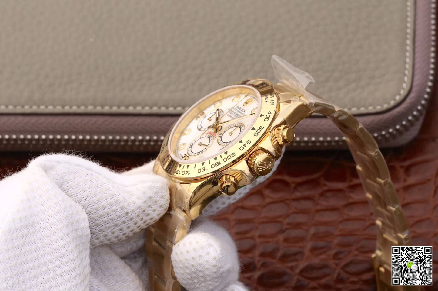 Rolex Daytona Cosmograph 116528-78598 JH Factory Yellow Gold Diamonds Dial