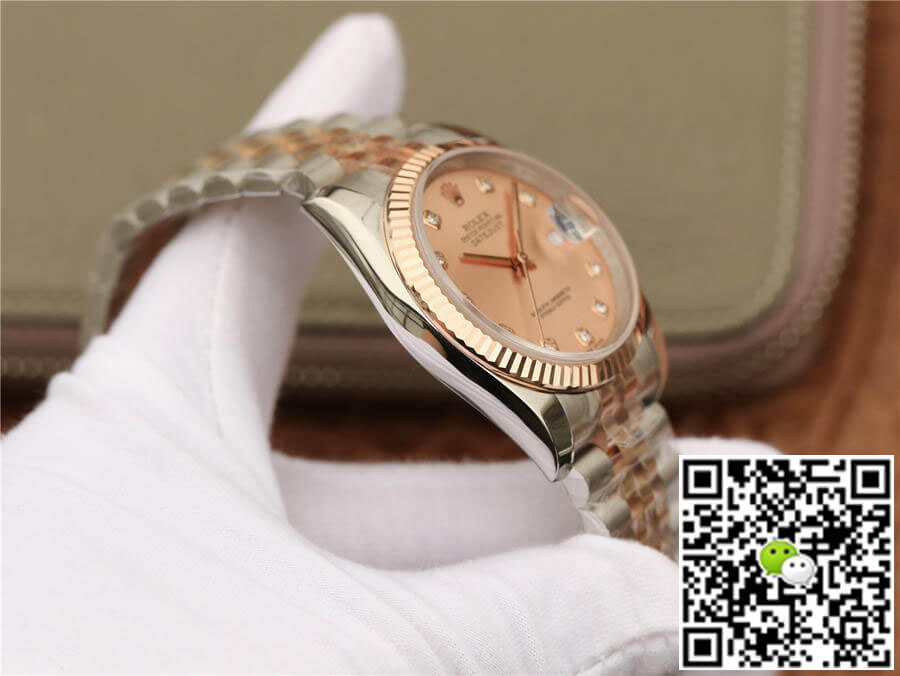 Rolex Datejust 116231 36MM GM Factory Diamond-set Pink Dial