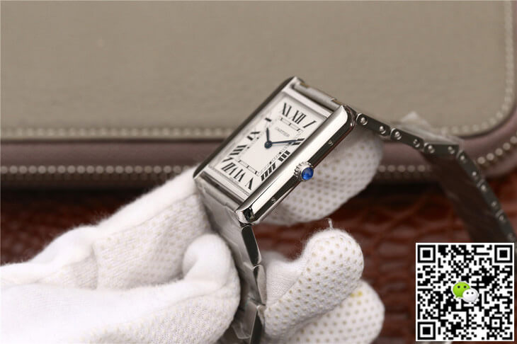 Cartier Tank W5200013 K11 Factory White Dial