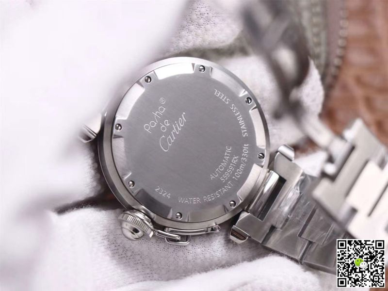 Cartier Pasha W31073M7 V9 Factory Silver Dial