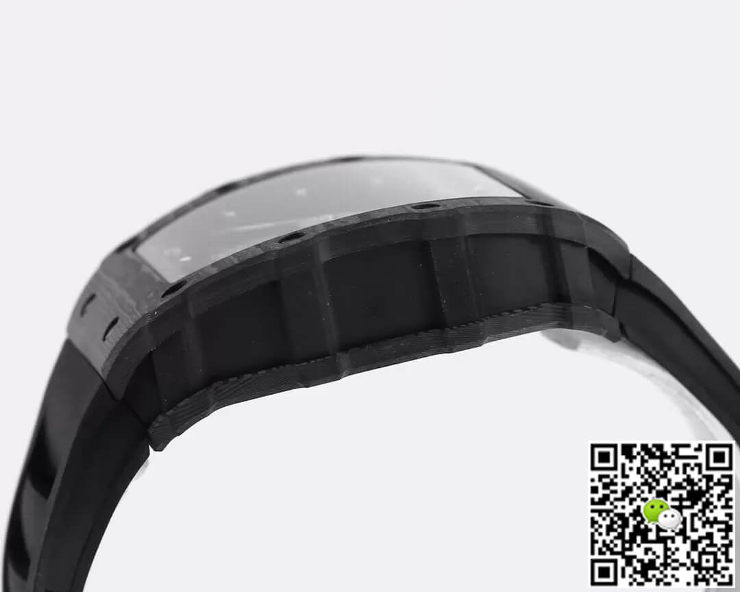 Richard Mille RM35-01 BBR Factory Black Rubber Strap