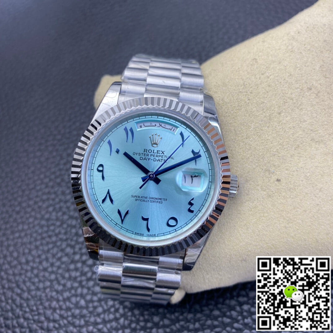 Rolex Day Date BP Factory Middle East Customization Ice Blue Dial