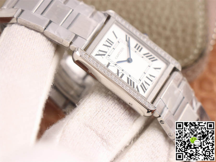 Cartier Tank K11 Factory Diamond White Dial