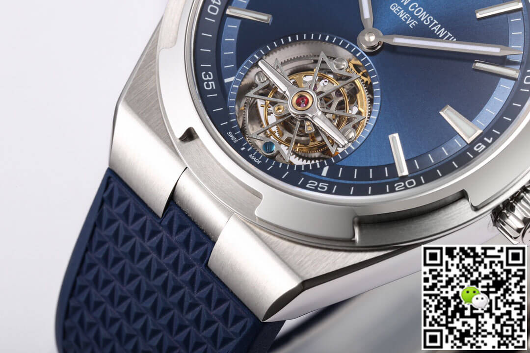 Vacheron Constantin Overseas Tourbillon 6000V/110A-B544 BBR Factory Blue Rubber Strap