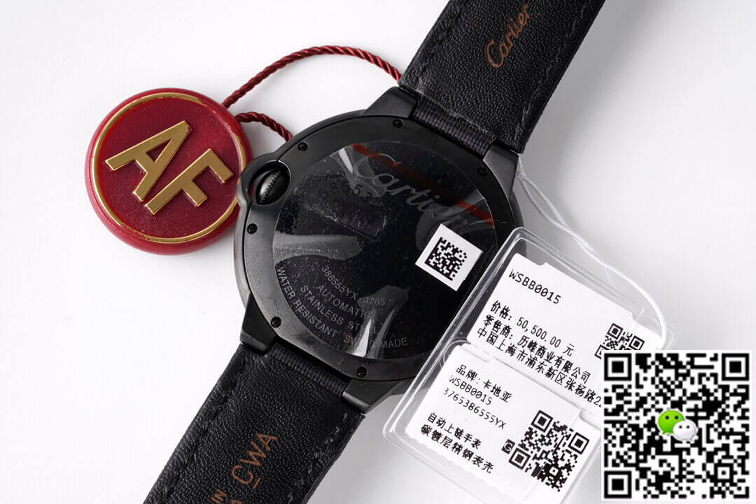 Ballon Bleu De Cartier 42MM WSBB0015 AF Factory Black Dial