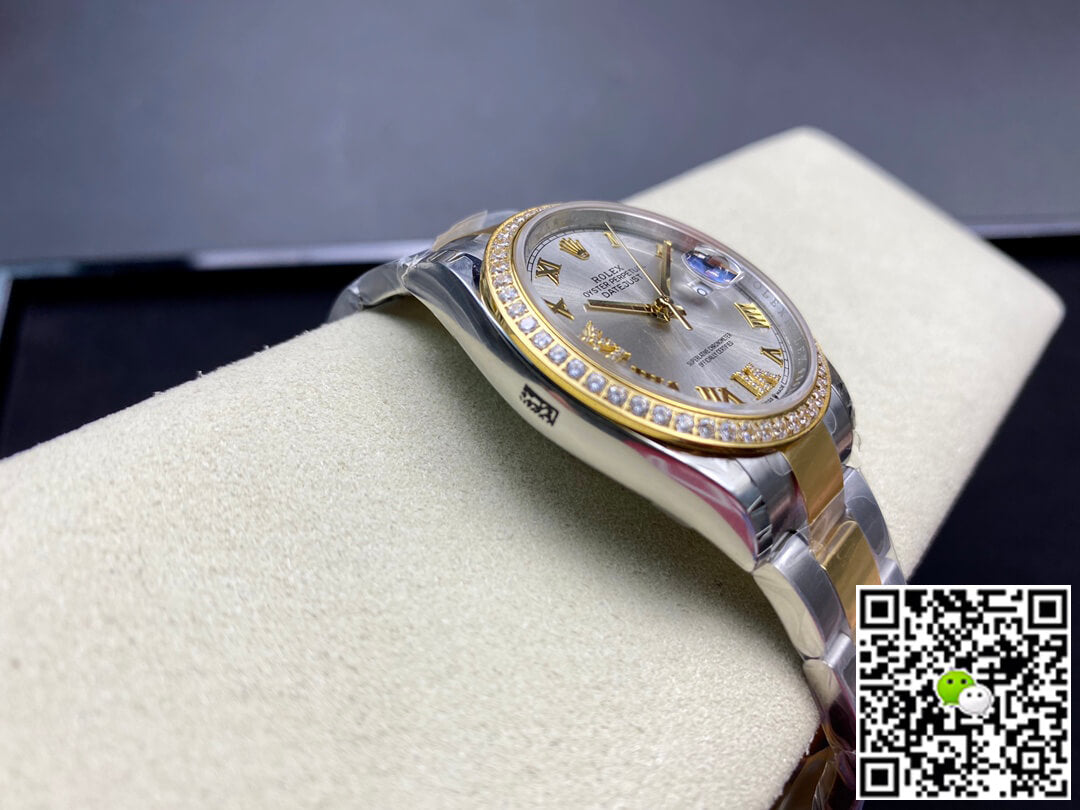 Rolex Datejust M126283RBR-0018 EW Factory Diamond-set Bezel