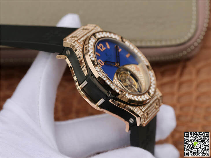 Hublot Big Bang Tourbillon Rose Gold Diamond Dial