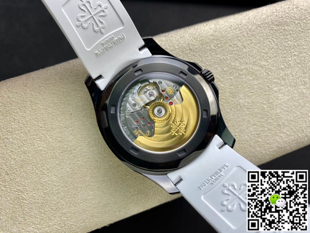 Patek Philippe Aquanaut PP5167 ZF Factory DLC White Rubber Strap