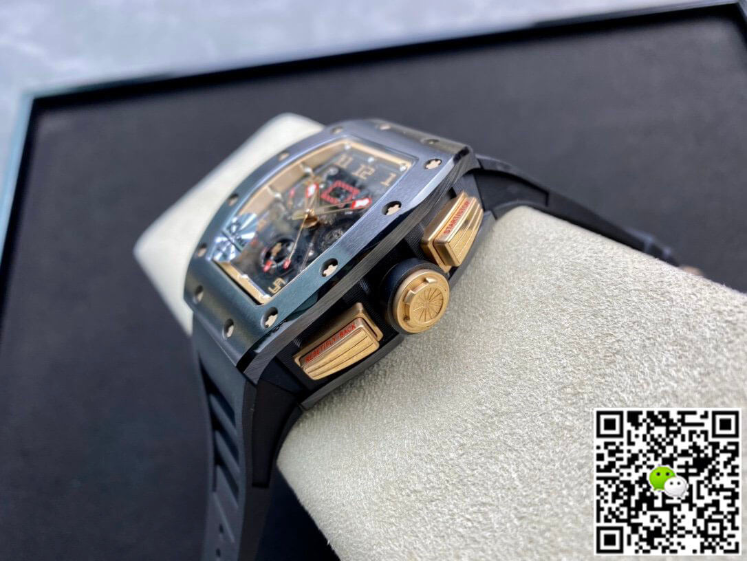 Richard Mille RM011 KV Factory Black Ceramic Skeleton Dial