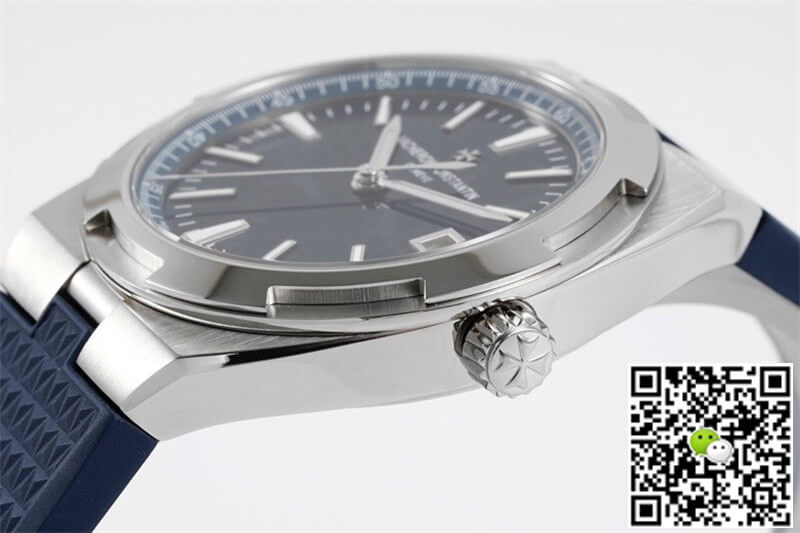 Vacheron Constantin Overseas 4500V PPF Factory Blue Rubber Strap
