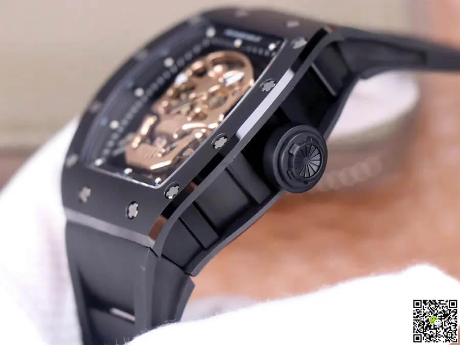 Richard Mille RM52-01 Tourbillon JB Factory Rose Gold Skull Dial