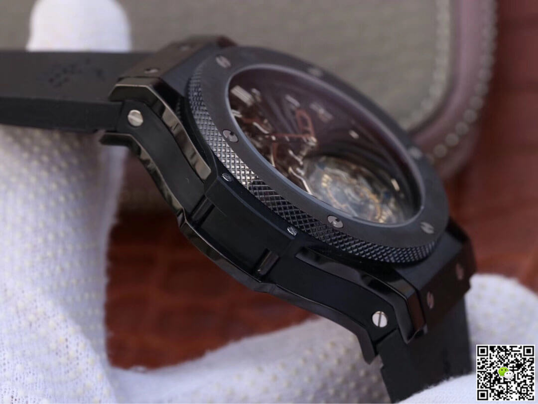 Hublot Big Bang Hollow Tourbillon Ceramic Skeleton Dial