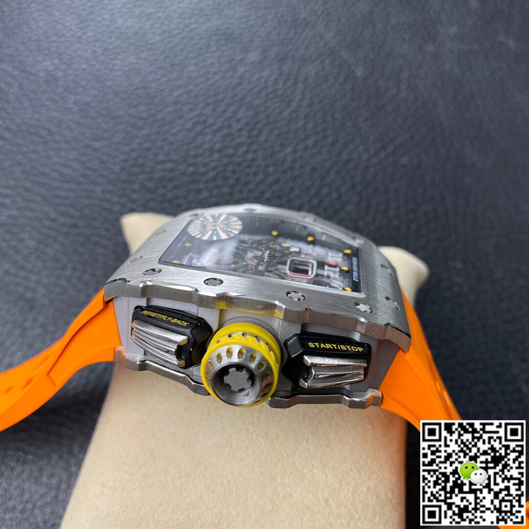 Richard Mille RM11-03 KV Factory Orange Rubber Strap