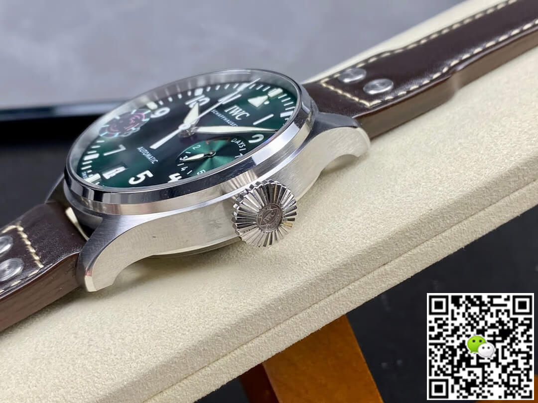 IWC Pilot IW501015 AZ Factory Green Dial
