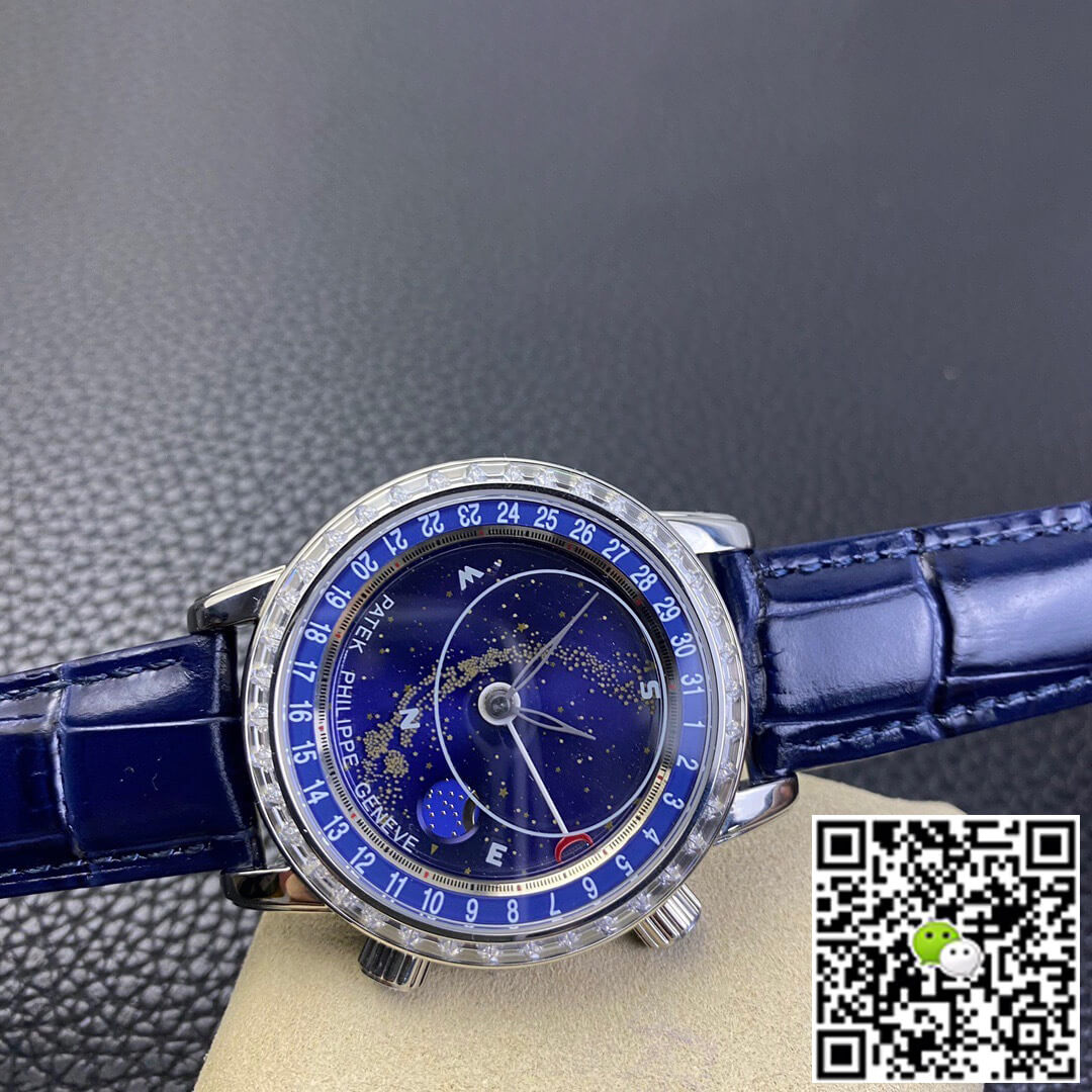 Patek Philippe Grand Complications 6104G-001 AI Factory Sky Moon Diamond Bezel