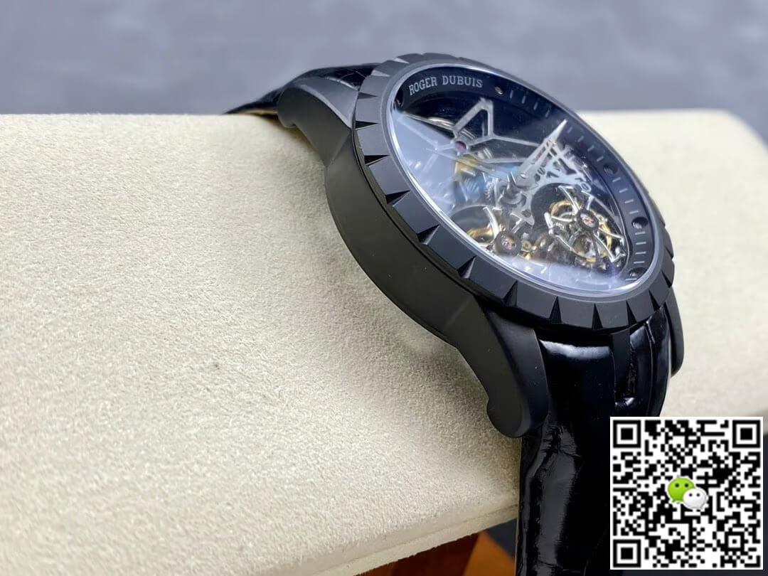 Roger Dubuis Excalibur RDDBEX0364 YS Factory Skeleton Double Tourbillon Dial