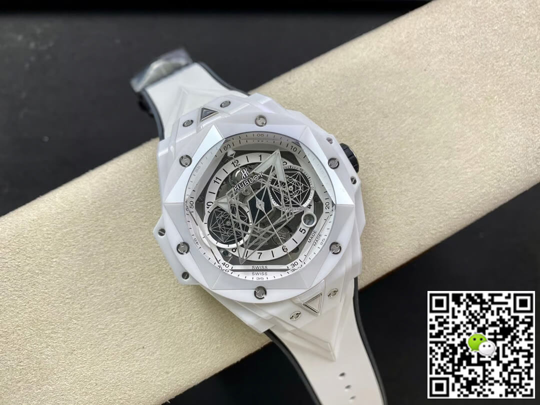 Hublot Big Bang Sang Bleu II 418.HX.2001.RX.MXM21 BB Factory White Ceramics
