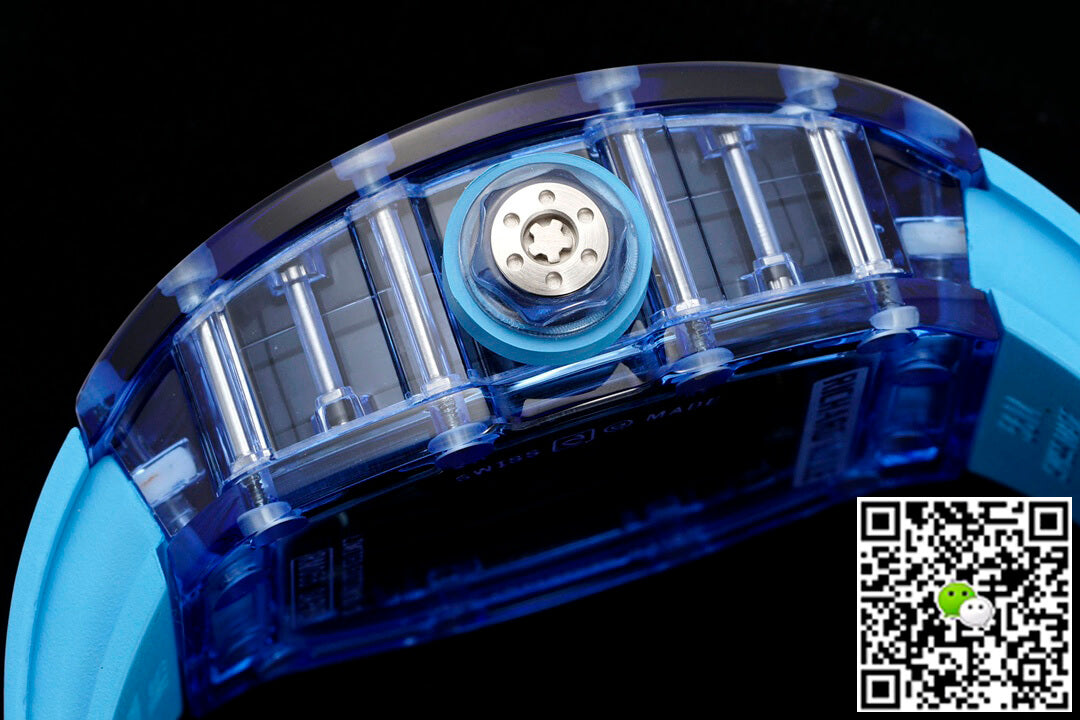 Richard Mille RM35-01 RM Factory Blue Rubber Strap