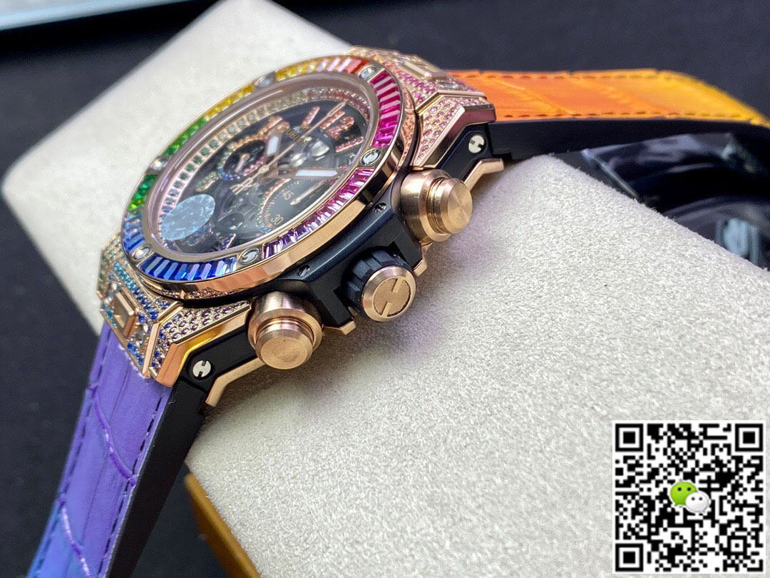 Hublot BIG BANG Unico 411.OX.9910.LR.0999 ZF Factory Rose Gold Skeleton Dial