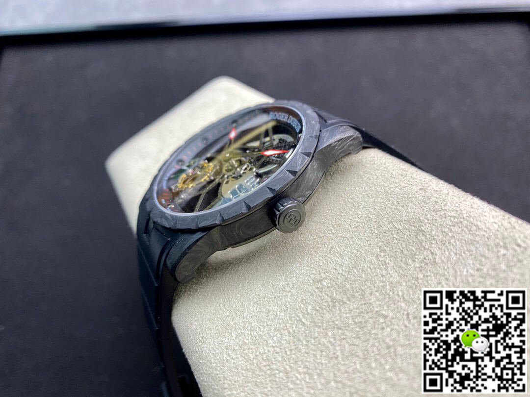 Roger Dubuis Excalibur DBEX0577 BBR Factory Tourbillon Carbon Fiber Case