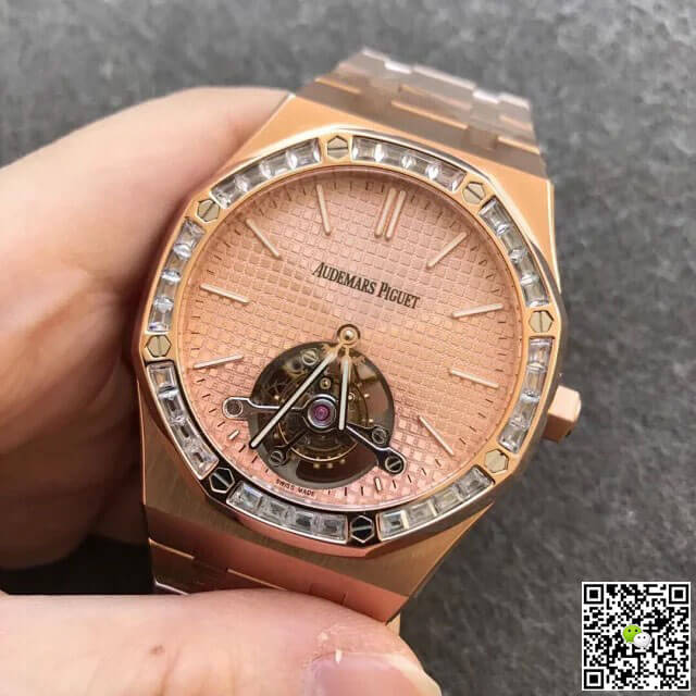 Audemars Piguet Royal Oak Tourbillon Extra Thin 26514OR.ZZ.1220OR.01 R8 Factory Diamond Bezel