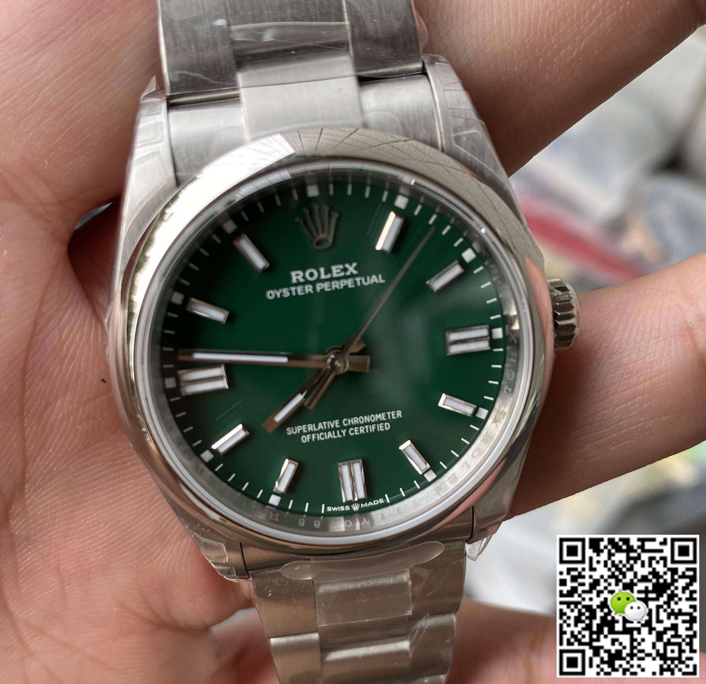 Rolex Oyster Perpetual 41MM M124300-0005 VS Factory Green Dial