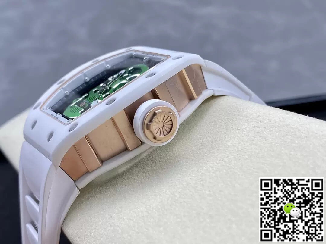 Richard Mille RM52-01 YS Factory Green Skull Tourbillon Dial