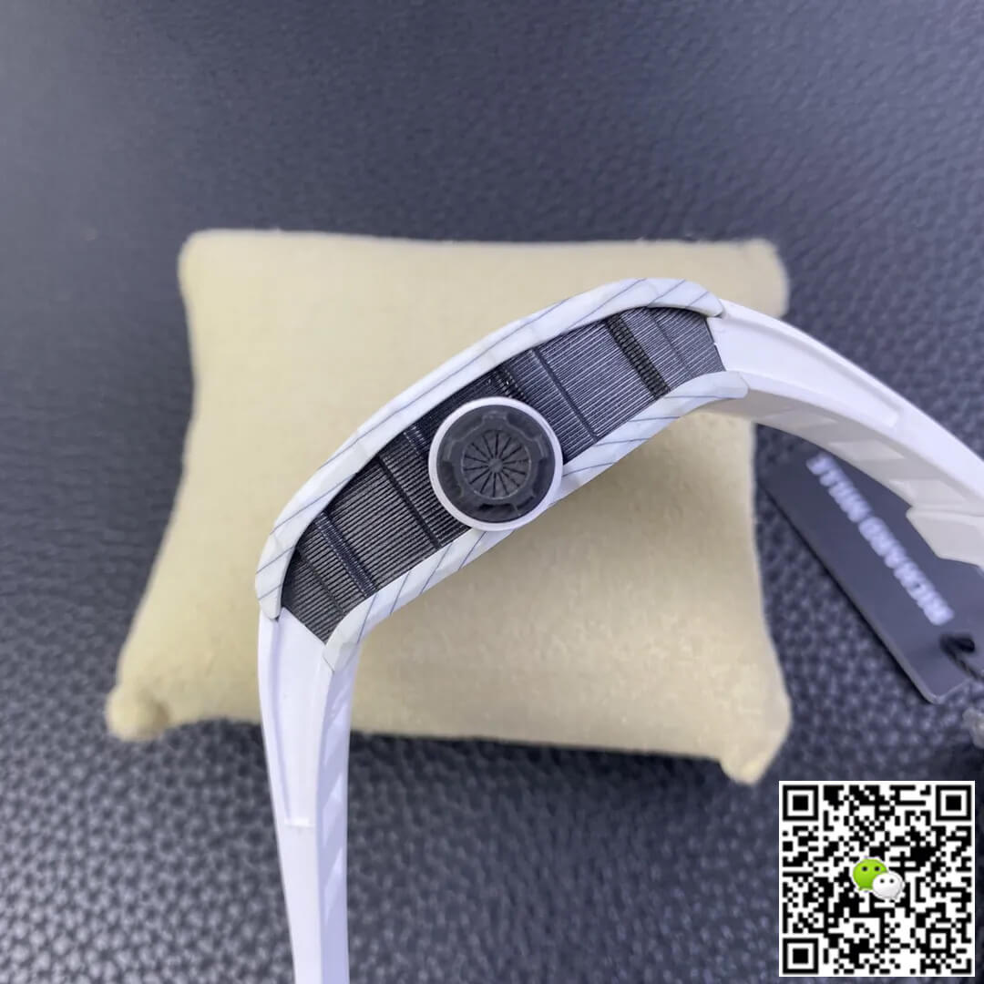 Richard Mille RM12-01 Tourbillon RM Factory White Rubber Strap