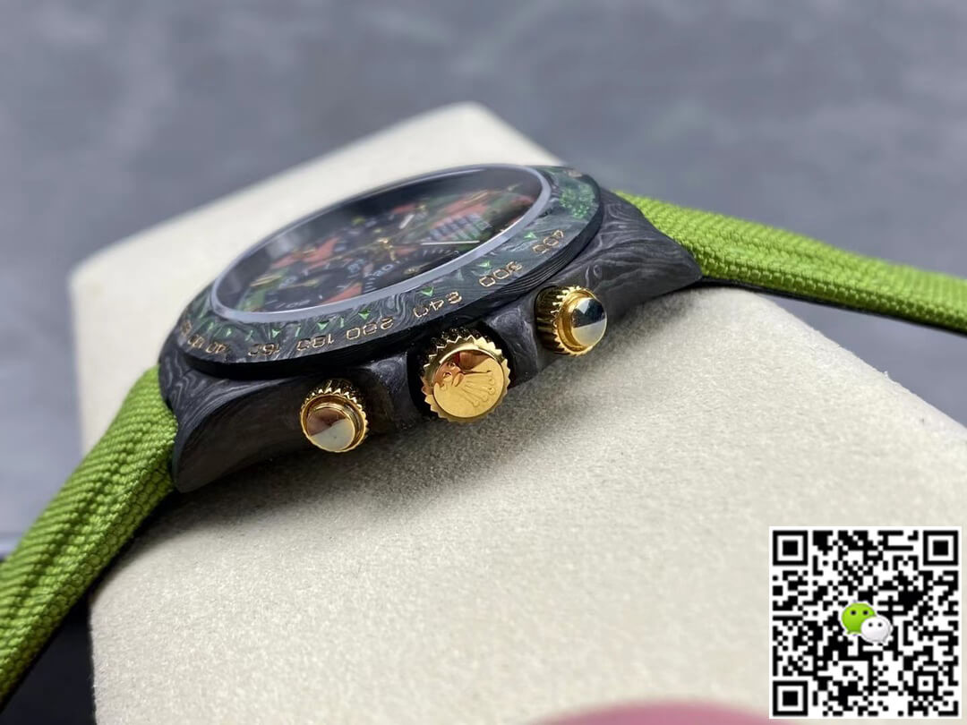 Rolex Daytona Cosmograph Diw Custom Version Noob Factory Green Strap