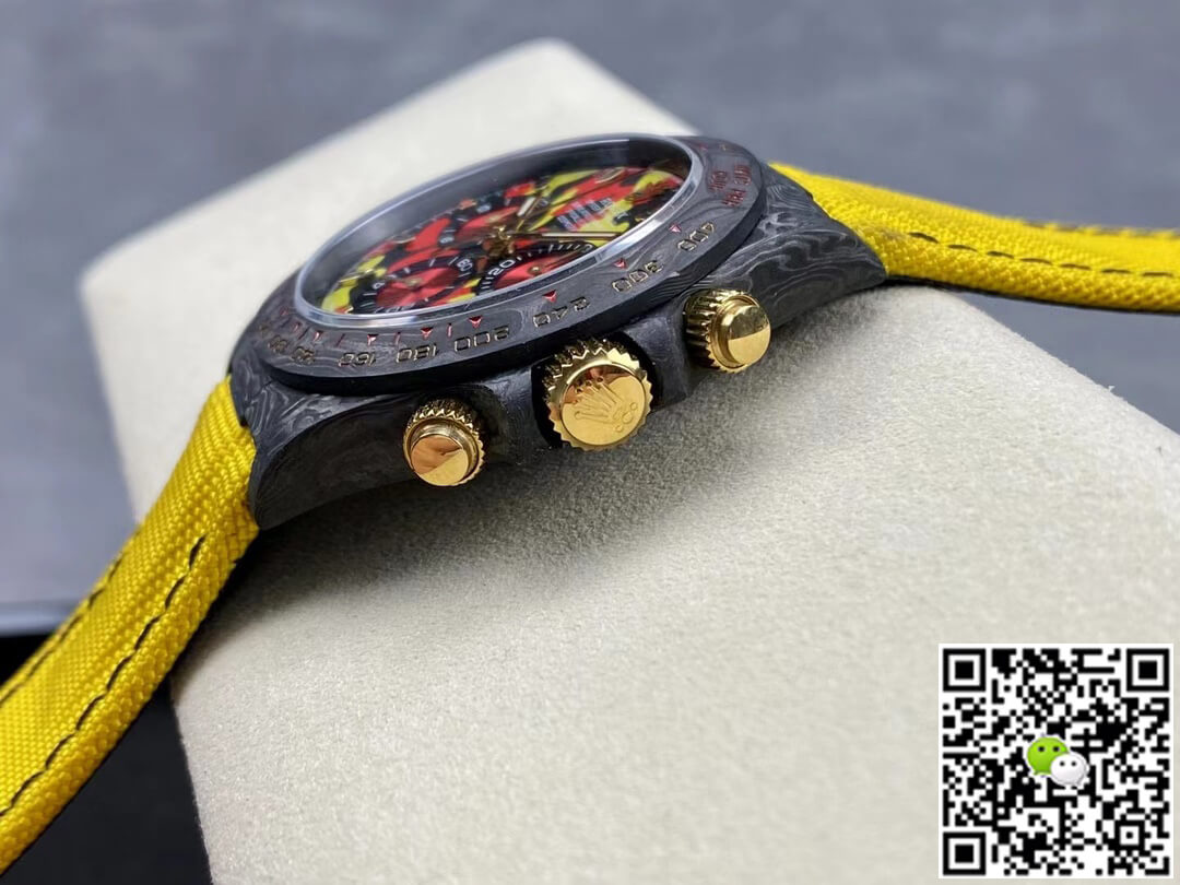 Rolex Daytona Cosmograph Diw Custom Version Noob Factory Yellow Strap