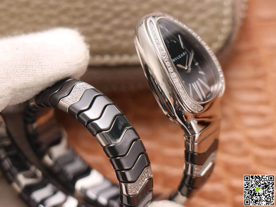 Bvlgari Serpenti 102129 BV Factory Black Dial
