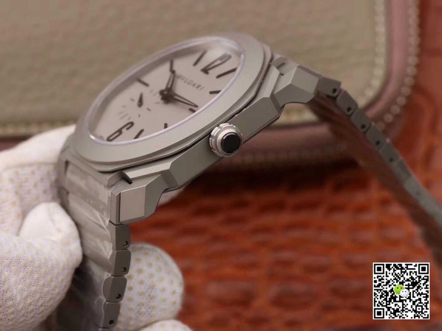 Bvlgari Octo Finissimo 103011 BV Factory Silver Gray Dial