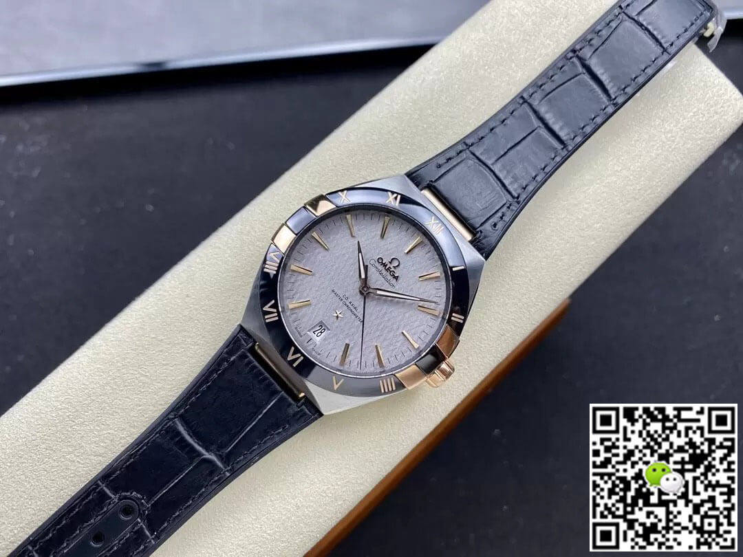 SBF Omega Constellation 131.23.41.21.06.001 VS Factory Leather Strap